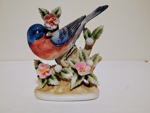 Vintage lefton china bluebird - lefton,