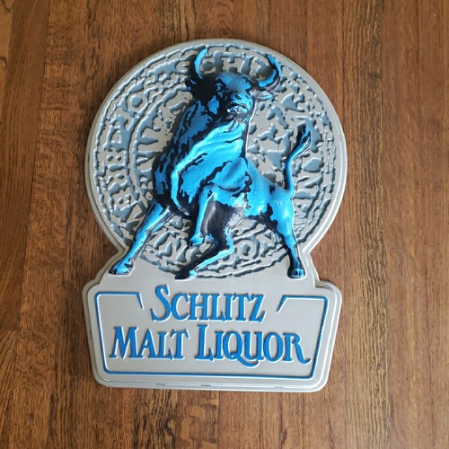 Schlitz malt liquor bull beer - liquor,