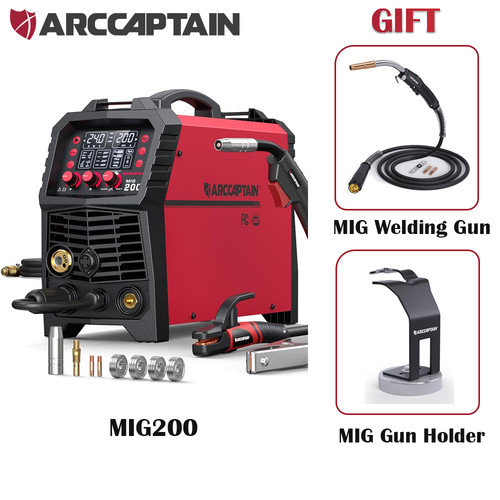 Arccaptain mig welder 200amp - arccaptain,
