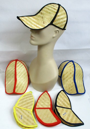 Lot hats folding straw - 2,4,