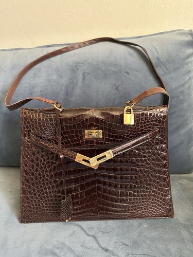 Vtg lederer france brownish - lederer,