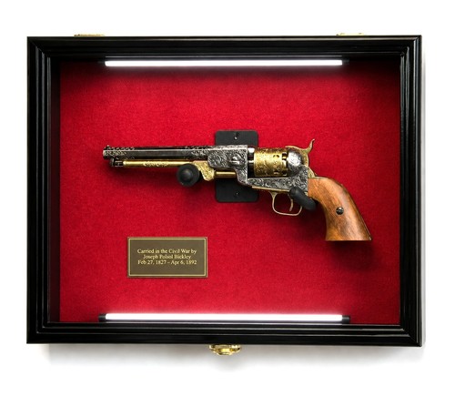 Gun display case large led - large,