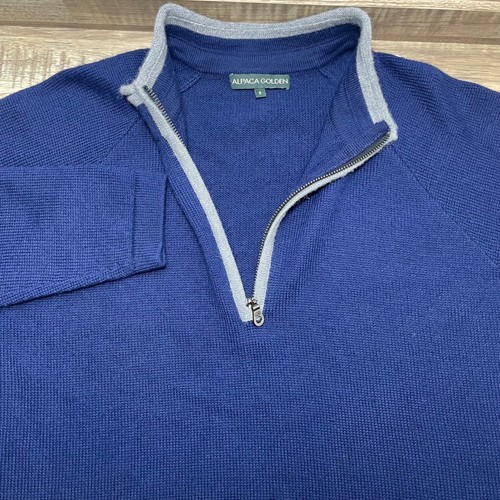 Baby alpaca quarter zip - alpaca,