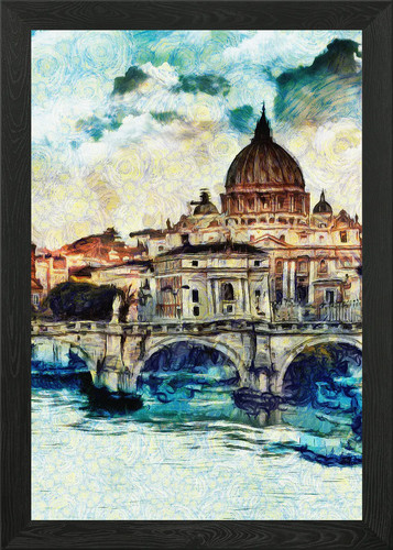 Rome framed wall art poster - hd,