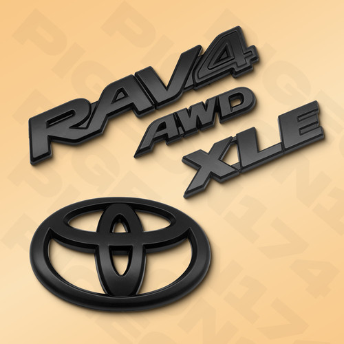 4pc liftgate emblem overlay - 4pc,