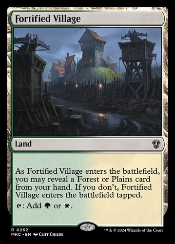 Fortified village 0262 - fortified, non