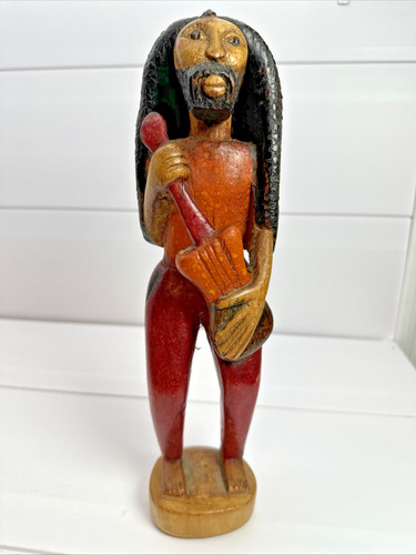 Vintage hand carved jamaican - vintage,