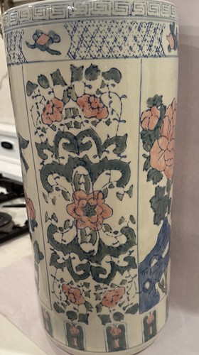 Vintage chinese blue pink - vintage, and