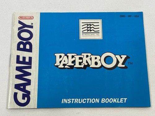 Paperboy nintendo game boy - game,