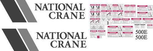 National crane 500e - national, boom