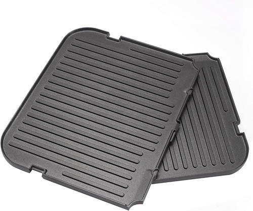 Reversible grill griddle plate - reversible,
