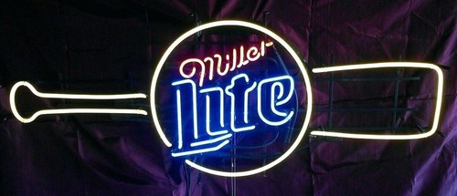 Miller high life baseball bat - high,