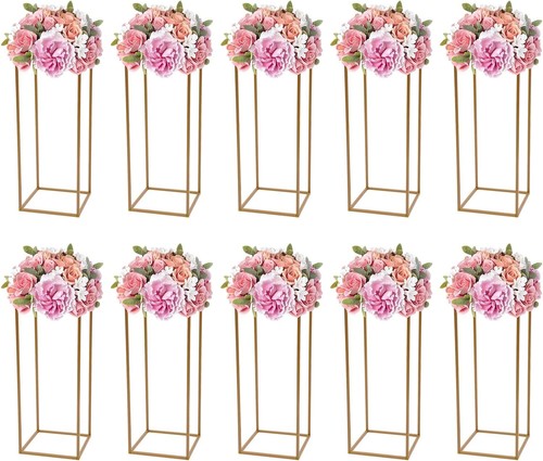 6in 10pcs tall gold metal - tall,