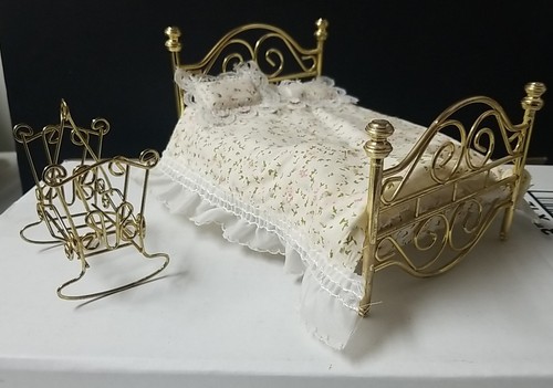 Vintage dollhouse brass style - vintage,