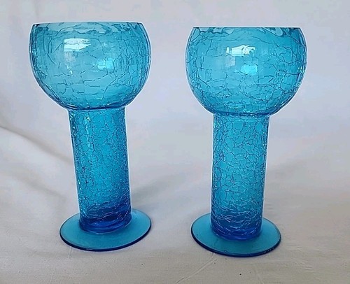 Pair blue dome - blue, pedestal