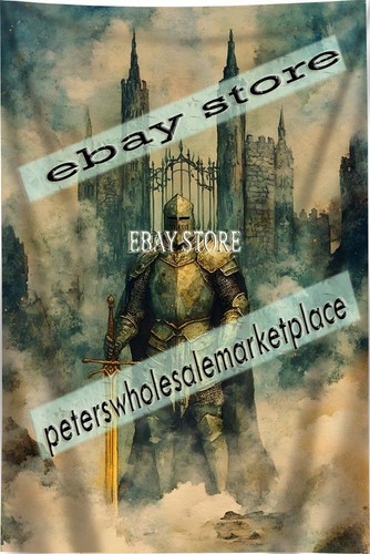 Warrior armor wall tapestry - warrior,