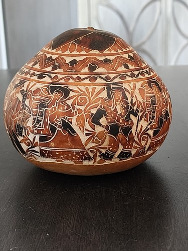 Vintage hand carved peruvian - carved,