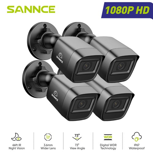 Sannce 1080p video - 1/2/4x,