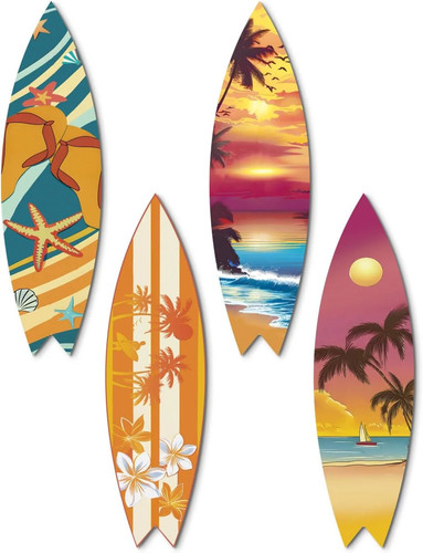 Decor pcs surfboard wall - surfboard,