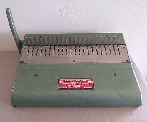 Vintage gbc model jbc manual - model, jbc-1