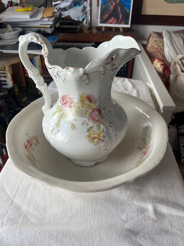 Large antique wash porcelain - antique,