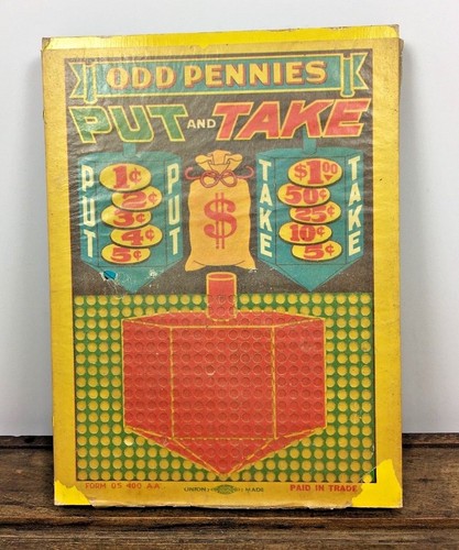 Vintage odd penny put take - vintage,