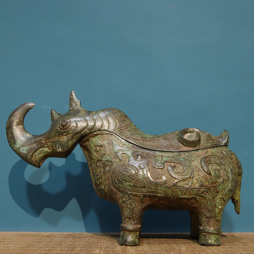 Chinese bronze ware - 12.8'',