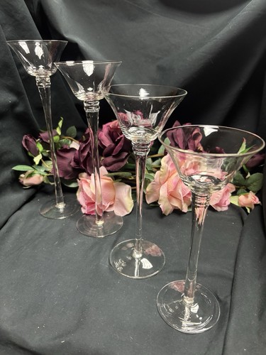 Set martini glass candle - martini,