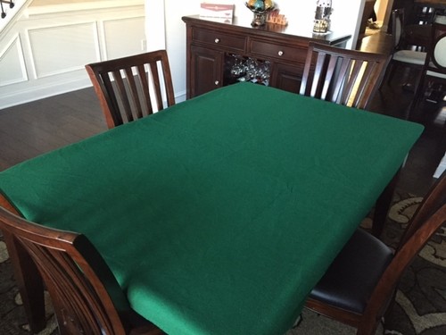 Felt poker table cover - table,