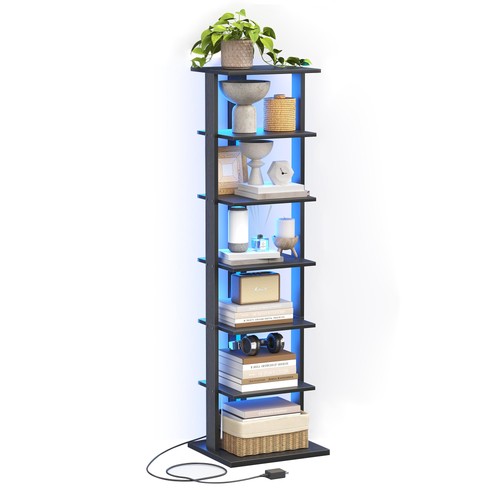 Tier bookshelf narrow - 7-tier,