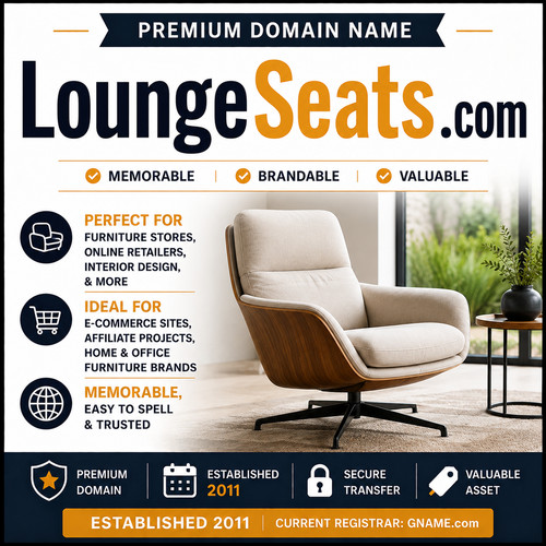 Loungeseats com premium domain - loungeseats.com,