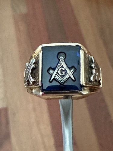 Vintage masonic ring 1920 - masonic, 1920’s