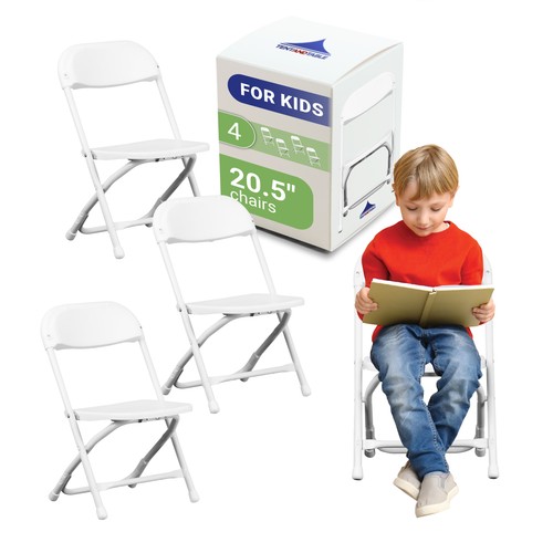 Kids folding chairs white - kids,
