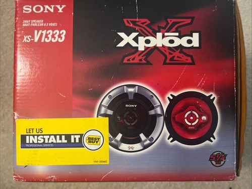 New box sony xplod - in, box!