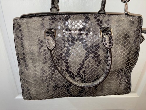 Michael kors gray snakeskin - gray,