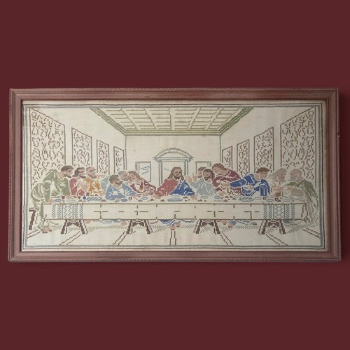 Vintage last supper cross - supper,