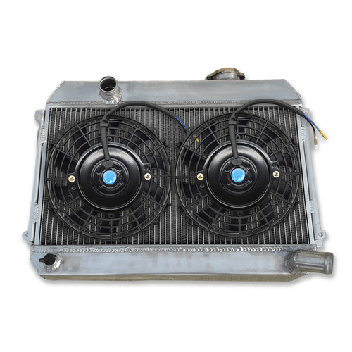3row aluminum radiator fans - aluminum,