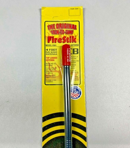 Firestik kw4 black 4 ft - firestik,