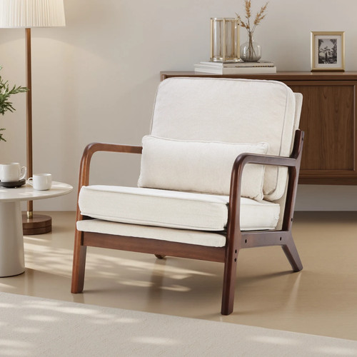 White mid century modern - white,