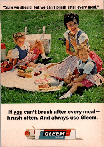 Gleem vintage toothpaste - gleem,