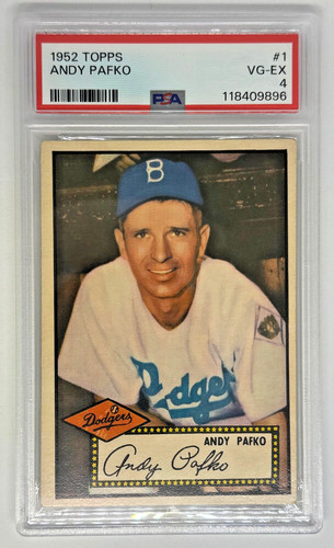 1952 topps andy pafko - pafko,