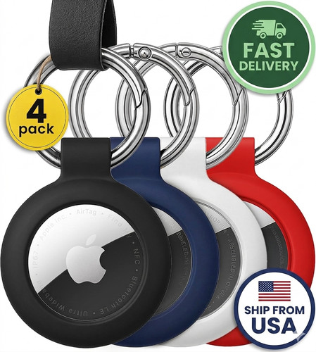 Pack airtag keychain holder - 4,
