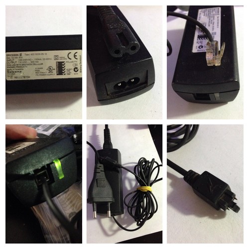 Ericsson cell phone - cell, charger