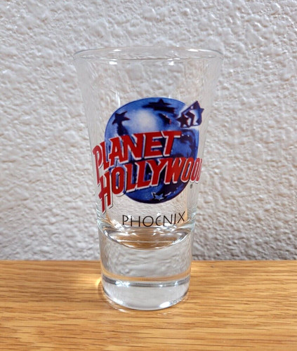 Planet hollywood shot glass - hollywood,