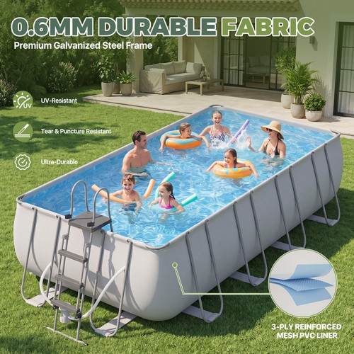 Rectangular above ground pool - rectangular,