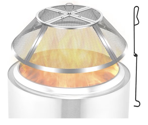 Fire pit spark - pit, screen