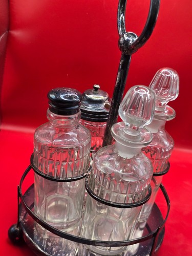 Victorian cruet silver - victorian,