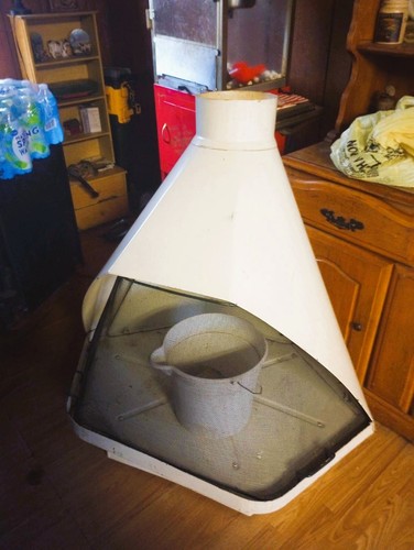 Vintage metal fireplace with - metal,