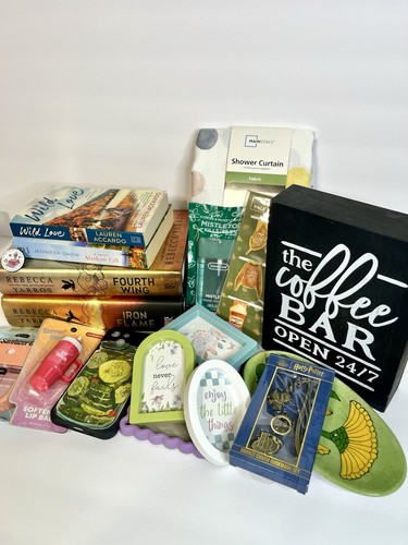 Huge lot cozy items books - cozy,