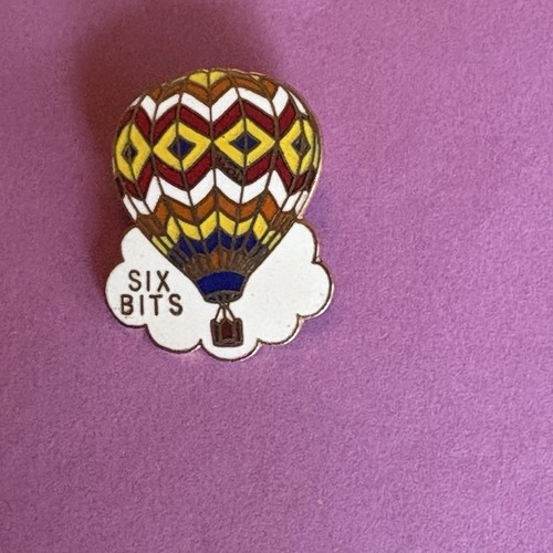 Six bits hot air balloon - six,